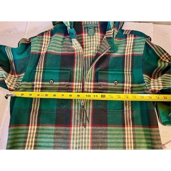Ralph Lauren Hooded Zip Up Jacket Plaid Sz P/S - Picture 8 of 9
